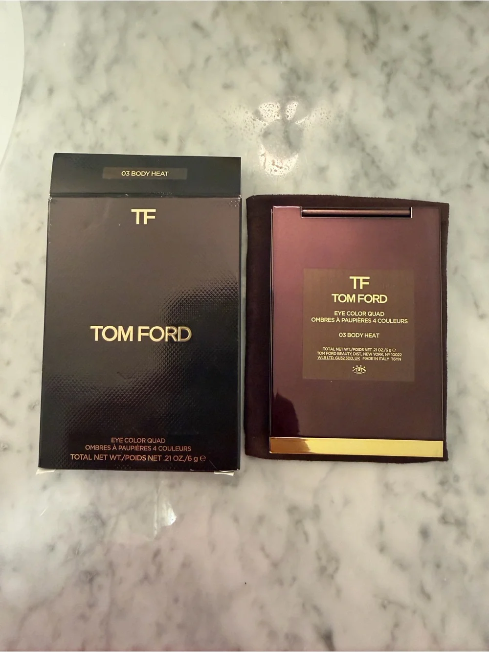 NIB- Tom Ford Eye Color Quad - Body Heat (Retired)